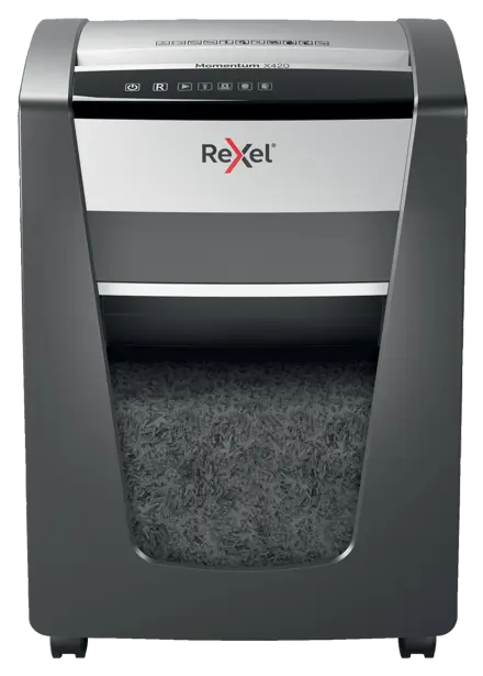 Rexel Momentum X420 Cross Cut Paper Shredder P4