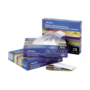 Sacchetti in plastica Rexel AS1000 per distruggidocumenti con cestino da 40 litri - 100 pz