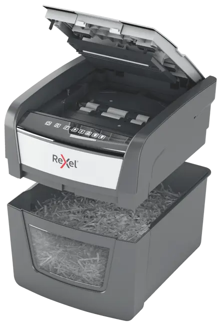 Rexel Optimum AutoFeed 45X Automatic Cross Cut Paper Shredder P4