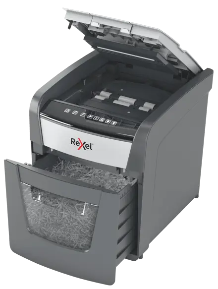 Rexel Optimum AutoFeed+ 50X Automatic Cross Cut Paper Shredder P4