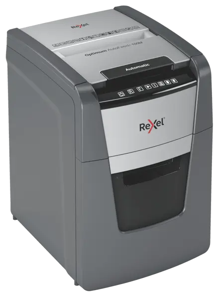 Rexel Optimum AutoFeed+ 100M Automatic Micro Cut Paper Shredder P5