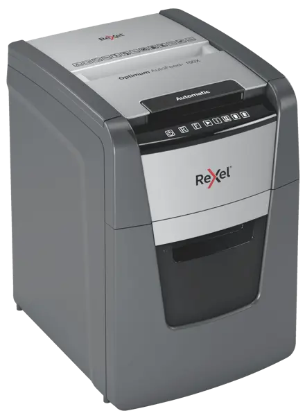 Rexel Optimum AutoFeed+ 100X Automatic Cross Cut Paper Shredder