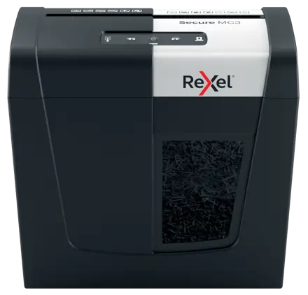Rexel Secure MC3 Whisper-Shred™ Micro Cut Paper Shredder P5