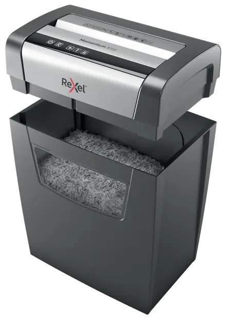 Rexel Momentum X312 Cross Cut Paper Shredder P3