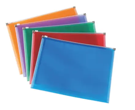 Rexel Reißverschlußtasche A4 PP farbig