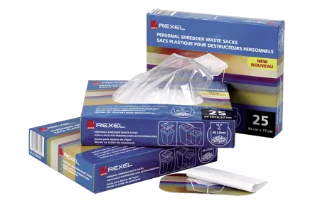 Rexel AS2000 Heavy Duty Plastic Shredder Waste Bags 225L (pack of 100)