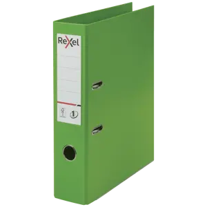 Rexel Choices A4 PP Lever Arch File, 30% pre-consumer recycled foil