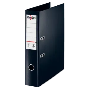 Rexel Choices Foolscap PP Lever Arch File, 30% pre-consumer recycled foil
