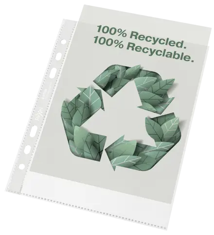 Rexel 100% Recycled A5 Punched Pocket
