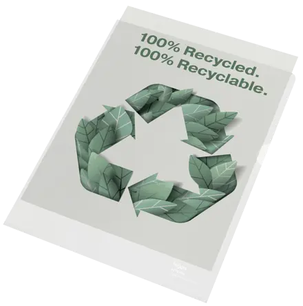Rexel 100% Recycled Plastic Folder A4
