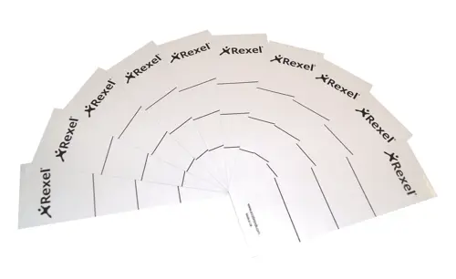 Rexel Self Adhesive Spine Labels | REXEL