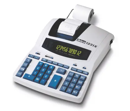 Printing Calculator Ibico 1231X Professional 12-digit