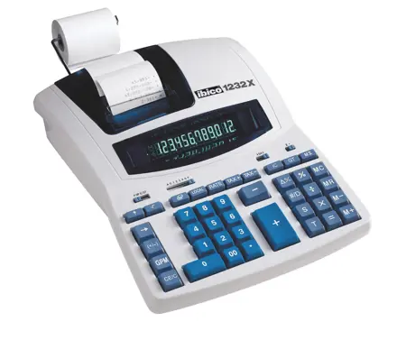 Printing Calculator Ibico 1232X Professional 12-digit