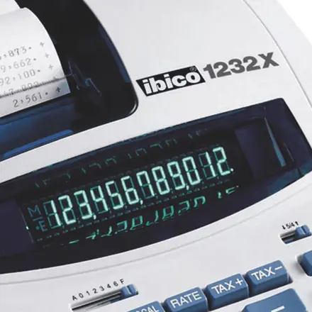 Printing Calculator Ibico 1232X Professional 12-digit