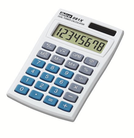 Ibico 081X calcolatrice tascabile