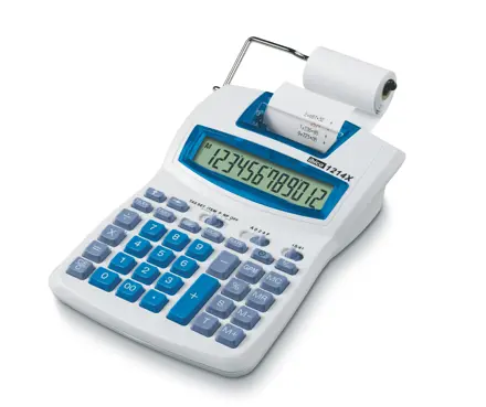 Printing Calculator Ibico 1214X Semi-Professional 12-digit