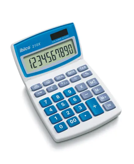 Desktop Calculator Ibico 210X 10-digit