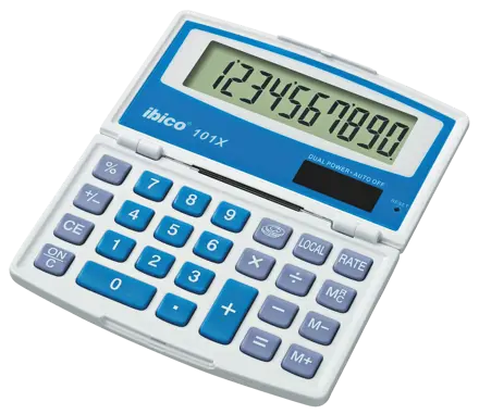 Pocket Calculator Ibico 101X 10-digit