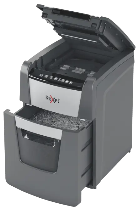 Rexel Optimum AutoFeed+ 100M automatisk mikrokutt makuleringsmaskin