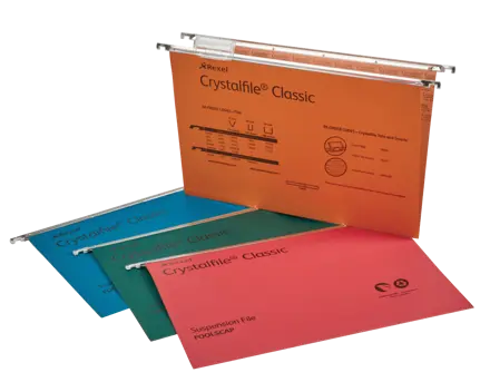 Rexel Crystalfile™ Classic Foolscap Suspension File