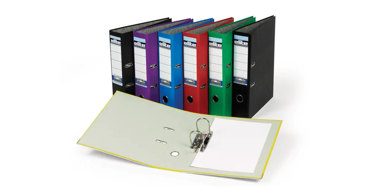 Rexel Elite A4 Paper on Board Lever Arch File REXEL