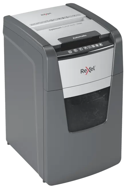 Rexel Optimum AutoFeed+ 150X Automatic Cross Cut Paper Shredder P4