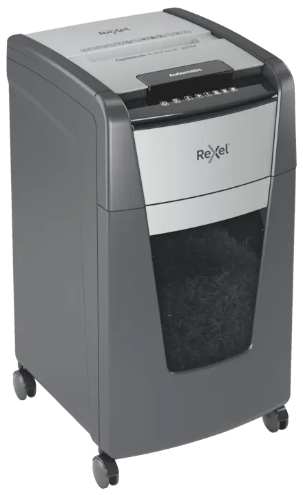 Rexel Optimum AutoFeed+ 225M Automatic Micro Cut Paper Shredder P5