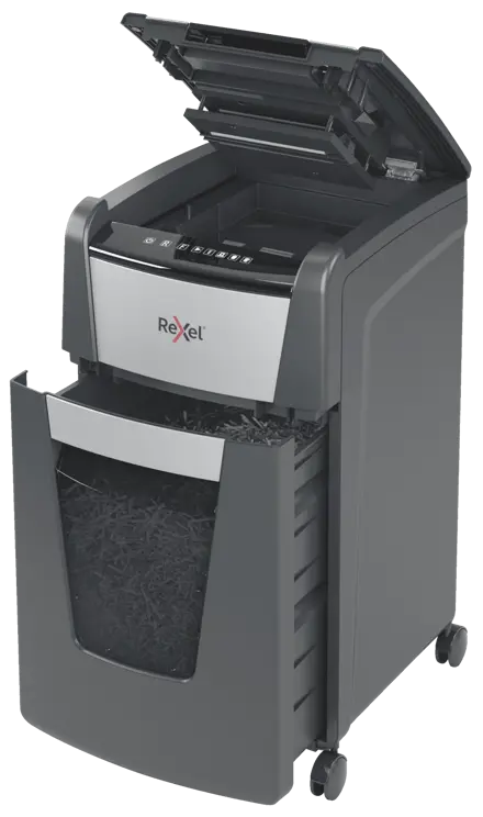 Rexel Optimum AutoFeed+ 225X Automatic Cross Cut Paper Shredder P4