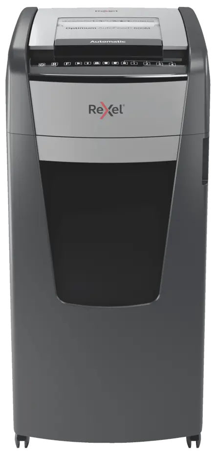 Rexel Optimum AutoFeed+ 600M Automatic Micro Cut Paper Shredder P5