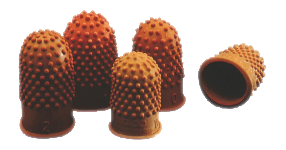 Rexel Thimblettes (Finger Cones) Size 2 In Blue - Pack Of 10 - Impact - View #6