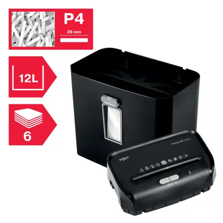 Rexel ProMax RPX612 Cross Cut Paper Shredder P4