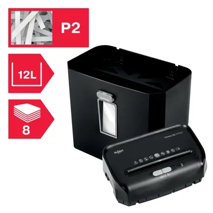 Rexel ProMax RPS812 Strip Cut Paper Shredder P2