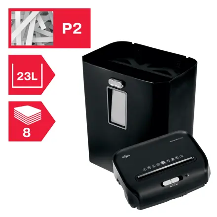 Rexel ProMax RES823 Strip Cut Paper Shredder P2