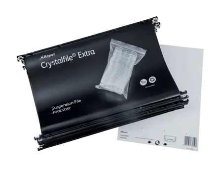 Rexel Crystalfile™ Extra Foolscap Suspension File