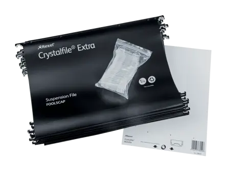 Rexel Crystalfile™ Extra Foolscap Suspension File