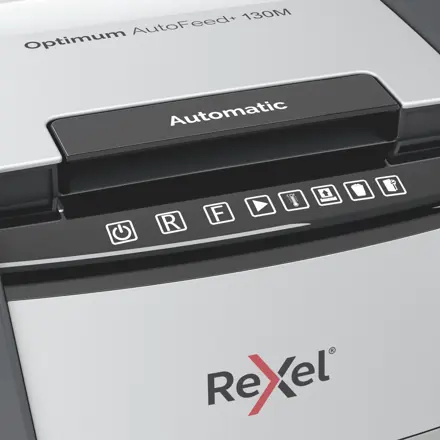 Rexel Optimum AutoFeed+ 130M Automatischer Aktenvernichter Mikroschnitt