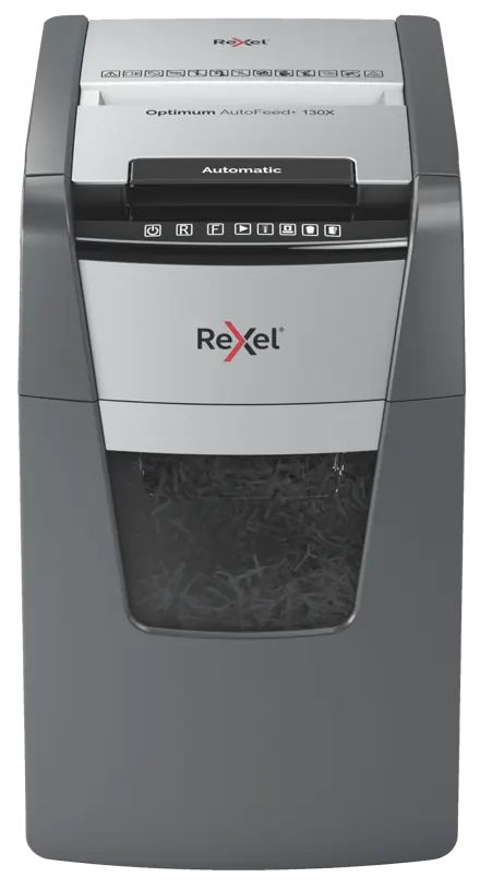 Rexel Optimum AutoFeed+ 130X Automatischer Aktenvernichter Partikelschnitt
