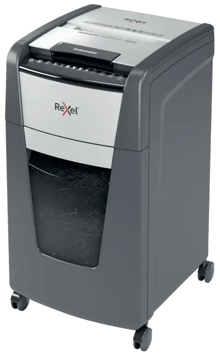 Rexel Optimum AutoFeed+ 300M Automatischer Aktenvernichter Mikroschnitt
