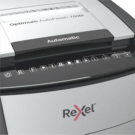 Шредер Rexel Optimum AutoFeed 750M с автоподачей, микропоперечная резка