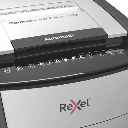 Rexel Optimum AutoFeed+ 750X Automatischer Aktenvernichter Partikelschnitt