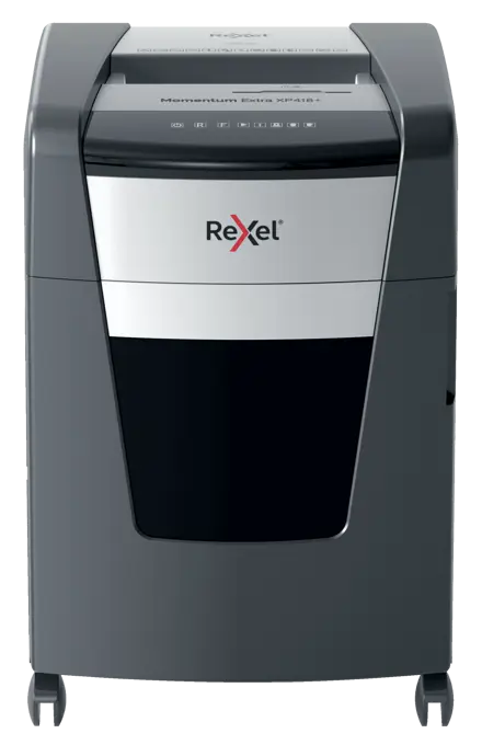 Rexel Momentum Extra XP418+ Anti-Papierstau Partikelschnitt-Aktenvernichter