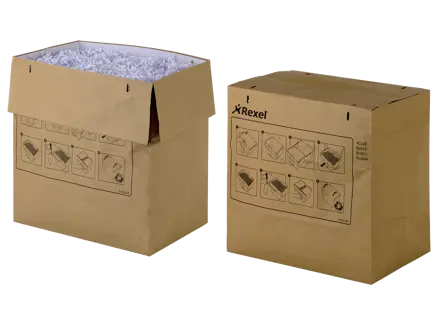 Rexel Mercury Recyclable Shredder Waste Sacks 115 Litre Capacity (pack of 50)
