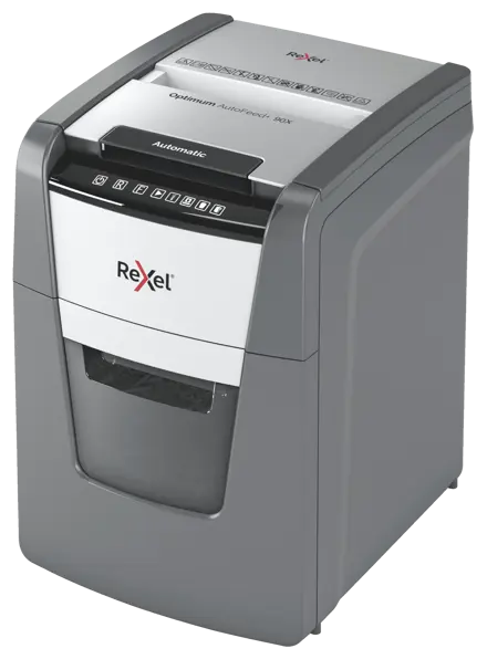 Rexel Optimum AutoFeed+ 90X Automatischer Aktenvernichter Partikelschnitt