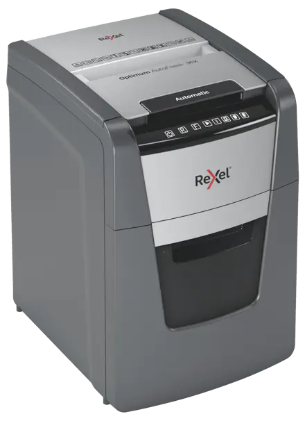 Rexel Optimum AutoFeed+ 90X Automatischer Aktenvernichter Partikelschnitt