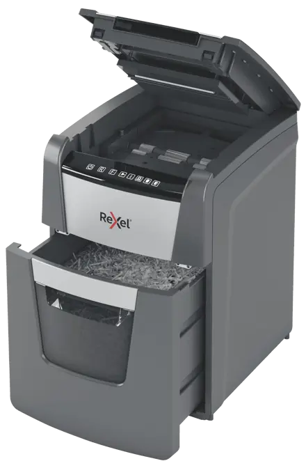 Rexel Optimum AutoFeed+ 90X Automatischer Aktenvernichter Partikelschnitt