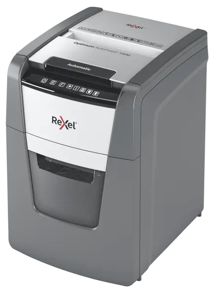 Rexel Optimum AutoFeed+ 100M Automatischer Aktenvernichter Mikroschnitt
