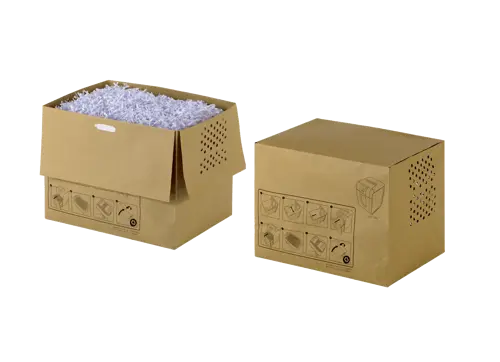Sacs Recyclables Pour Destructeur De Documents - 20 Sacs De 23 L, Fermeture Auto-adhésive, Compatible Rexel Mercury