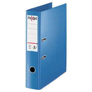 Rexel Choices Foolscap PP Lever Arch File, 30% pre-consumer recycled foil
