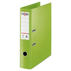 Rexel Choices Foolscap PP Lever Arch File, 30% pre-consumer recycled foil
