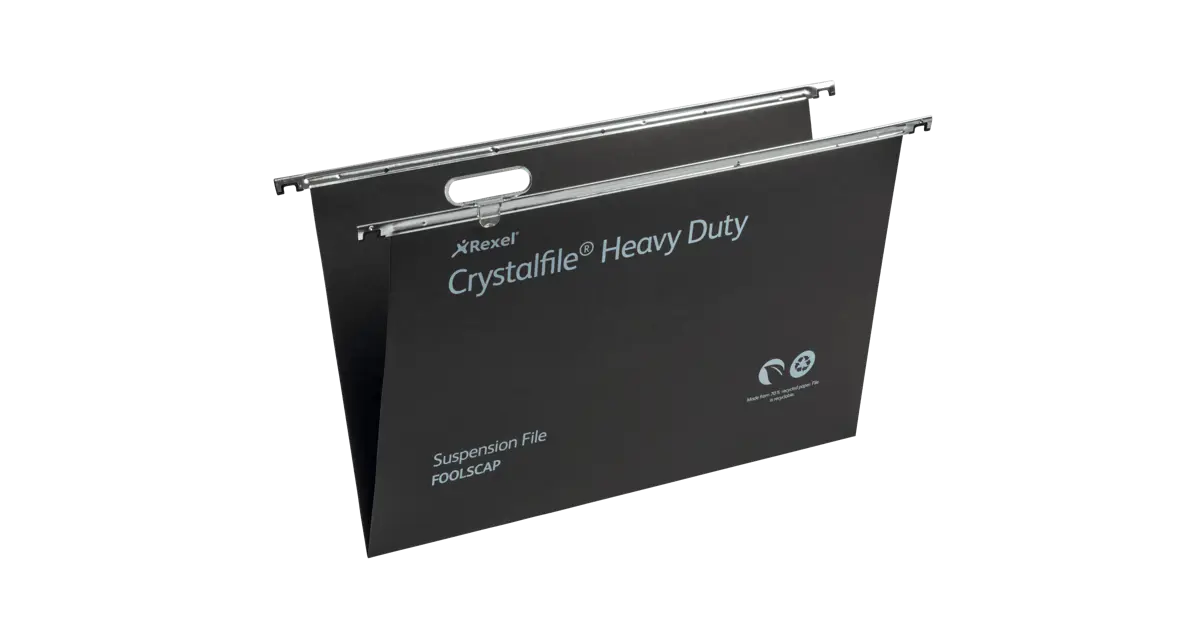Rexel Crystalfile™ Heavy Duty Suspension File REXEL
